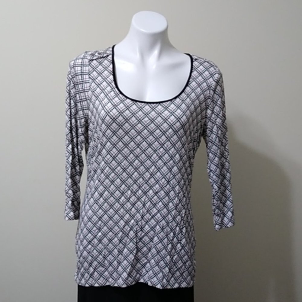 White House Black Market scoop tunic size large